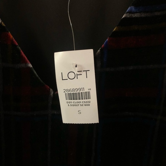 Brand New Loft Festive Velvet Tank Cami - Picture 4 of 8